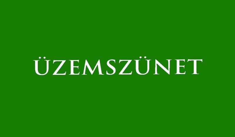 Üzemszünet